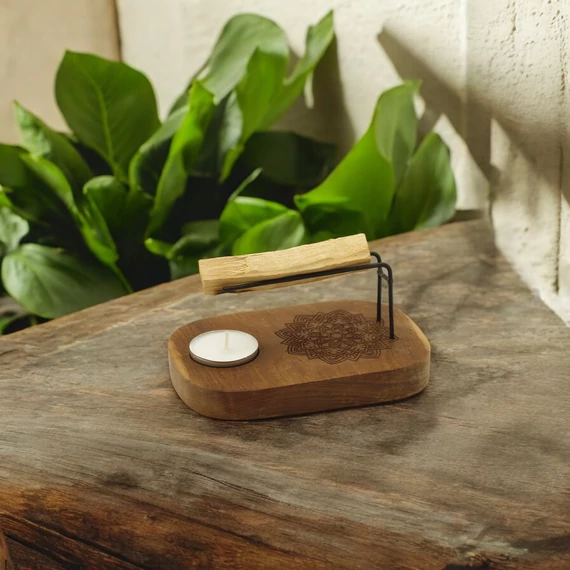 Palo Santo / füstölőköteg állvány – mandala
